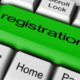 900-registration-word-on-keyboard-button