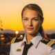 900_medium-ai-generated-a-female-captain-standing-in-front-of-the-ship-bokeh-style-background-with-generated-ai
